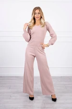 Dark powder pink sweater set