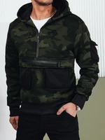 Men's camouflage hoodie green Dstreet