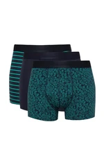 DEFACTO Men's Patterned 3-Pack Boxer