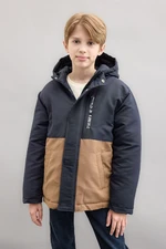 DEFACTO Boy's Water Repellent Hooded Coat