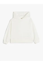 Koton Hooded Long Sleeve Sweatshirt