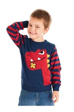 Denokids Funny Dino Boy's Sweater