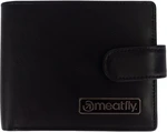 Meatfly Nathan Premium Leather Black Wallet