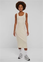 Women's Long Rib Dress Cream