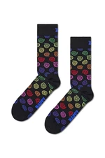 Ponožky Happy Socks Swirl Sock čierna farba