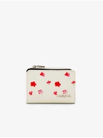 Desigual Circa Emma Mini Cream Women's Floral Wallet - Women