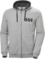 Helly Hansen Men's HH Logo Full Zip Kapucni Grey Melange M