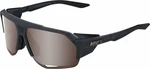 100% Norvik Soft Tact Crystal Black/HiPER Crimson Silver Okulary rowerowe