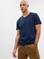 Navy blue men's T-shirt GAP