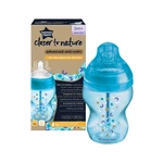 TOMMEE TIPPEE CTN Kojenecká Lahev ADVANCED ANTI-COLIC Pomalý Průtok 260 ml 0m+, Modrá