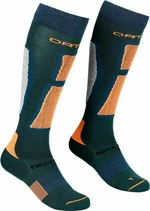 Ortovox Ski Rock 'N' Wool Long M Pacific Green 39-41 Calzino da sci