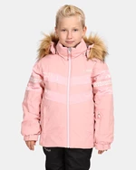 Light pink girls' ski jacket Kilpi Dalila