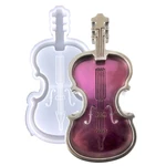DIY Violin Box Mold for Resin Jewelry Box Resin Mold Classic Storage Box Casting Mold DIY elegant Jewelry Container Candy Box