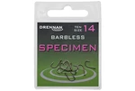 Drennan háčky bez protihrotu Specimen Barbless vel. 20