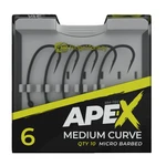 RidgeMonkey háček Ape-X Medium Curve Barbed Velikost 8