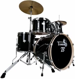 Tamburo T5S22 Black Sparkle Kit de batería