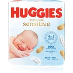 Huggies Extra Care Triplo vlhčené obrúsky pre deti 3x56 ks