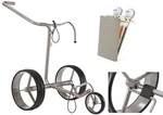 Jucad Junior Steel 3-Wheel Deluxe SET Silver Cărucior de golf manual