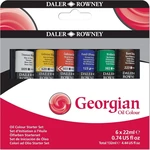 Daler Rowney Georgian Zestaw farb olejnych Starter Set 6 x 22 ml