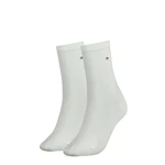 Tommy Hilfiger Ponožky - TH WOMEN SOCK CASUAL 2P biele