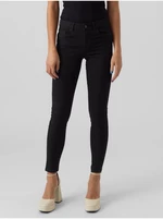 Čierne dámske skinny fit džínsy Vero Moda Alia