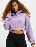 Women's Crop Hoody - Purple