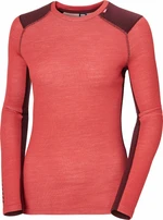 Helly Hansen Women's Lifa Merino Midweight Crew Base Layer Poppy Red M