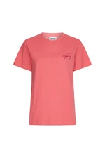 Tommy Jeans T-Shirt - TJW RLXD TOMMY SIGNATURE SS pink