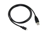 Kabel C-TECH CB-USB2M-05B USB 2.0 AM/Micro, 0,5m, černý