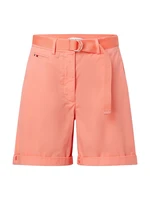 Tommy Hilfiger Krátke nohavice - COTTON TWILL CHINO SHORT oranžové