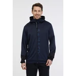 Dark blue men's sweatshirt with zipper SAM 73 Emanuel