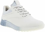 Ecco S-Three Womens Golf Shoes White/Dusty Blue/Air 38 Calzado de golf de mujer