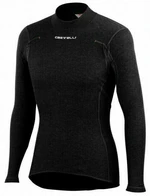 Castelli Flanders Warm Long Sleeve Biancheria intima funzionale Black 2XL