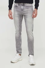 Džíny Calvin Klein Jeans pánské, šedá barva, J30J324833