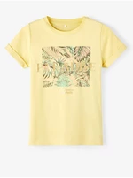 Žlté dievčenské tričko nazvite Farina - Dievčatá