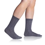 Bellinda 
BAMBUS CASUAL UNISEX SOCKS - Zimné bambusové ponožky - sivý melír