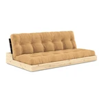 Jasnobrązowa sztruksowa rozkładana sofa 196 cm Base – Karup Design