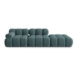 Morska aksamitna sofa 282 cm Bellis – Micadoni Home