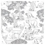 Papierowa tapeta dziecięca 100 cm x 280 cm Animals – Dekornik