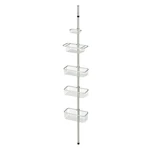 Metalowy organizer z regulowaną wysokością drążka iDesign Forma, 152 - 274 cm