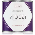 I/TEMS Essential 09 / Violet vonná sviečka 100 g