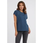 Navy blue women's T-shirt SAM 73 Vitani