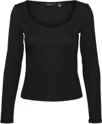 Vero Moda Dámske tričko VMGEMMA Regular Fit 10298842 Black L