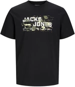 Jack&Jones Pánske tričko JCOOUTDOOR Regular Fit 12262560 Black M