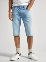 Men's Blue Denim Shorts Pepe Jeans - Men's