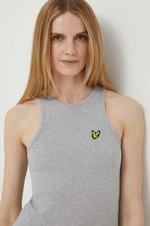 Top Lyle & Scott dámský, šedá barva