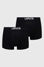 Boxerky Levi's 2-pak 37149.0805-001, pánske, čierna farba