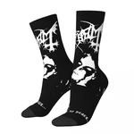 Mayhem Death Rock Socks Men's Women's Polyester Happy Heavy Metal Socks High Quality Spring Summer Autumn Winter Socks Gifts