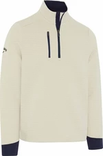 Callaway Midweight Textured 1/4 Zip Mens Fleece Gruau XL