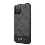 Guess 4G Stripe Zadní kryt GUHCN61G4GLGR pro Apple iPhone 11 grey